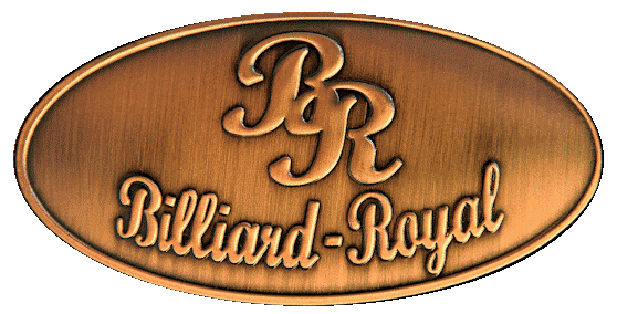 Billiard-Royal bietet verschiedene Tische aus Fernost an. Durch kontinuierliche Arbeit konnte die Qualität der Tische ständig erhöht werden. Die Zubehörpakete sind sehr komplex